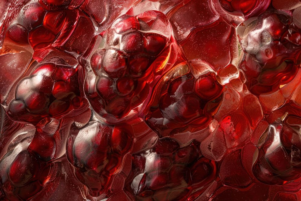 Red texture backgrounds pomegranate ammunition.