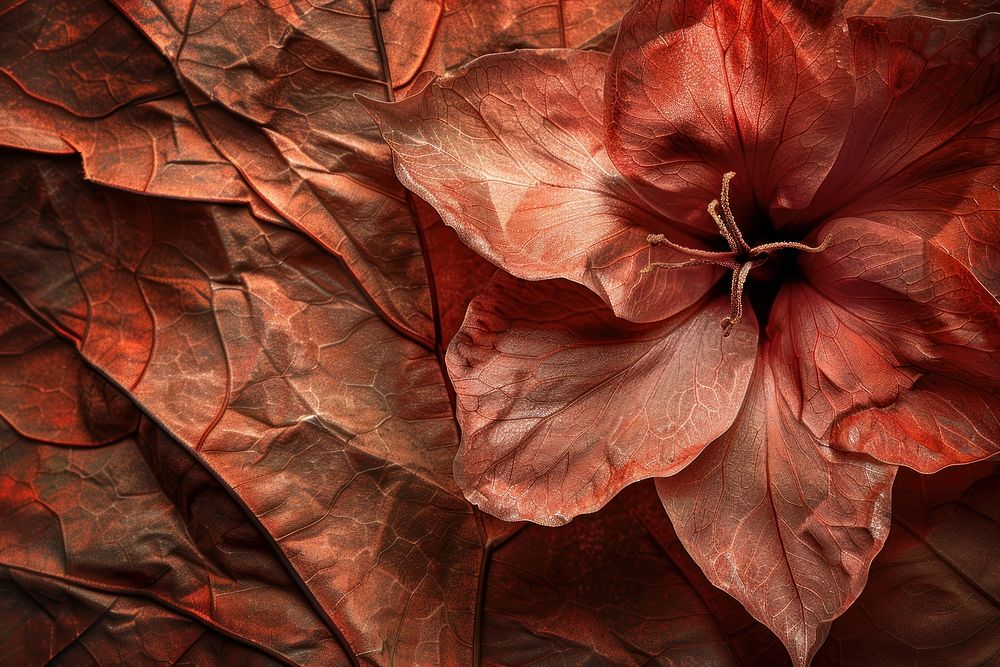 Red Texture flower backgrounds petal.