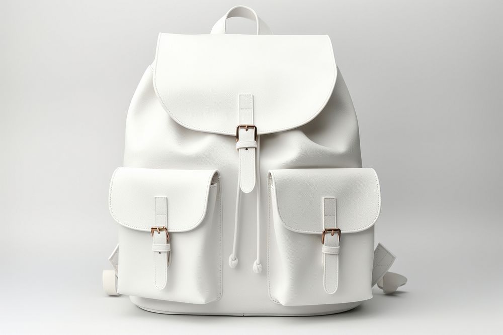 White duffle backpacks handbag accessories accessory.