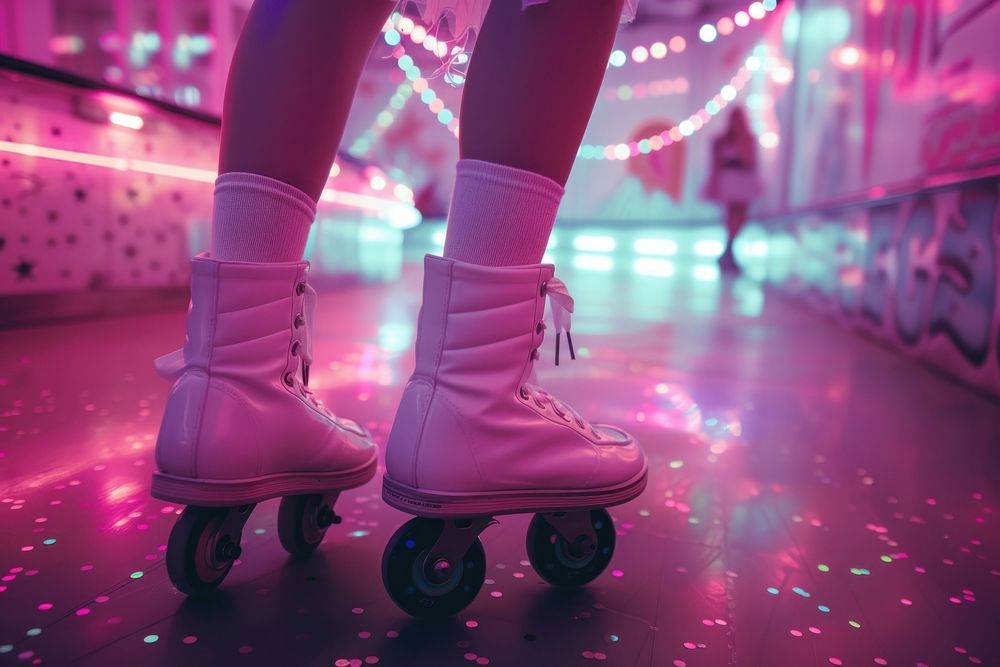 Skating footwear sports disco.