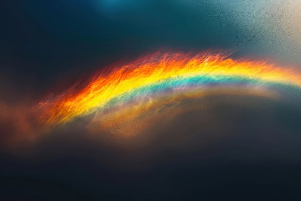 Blurred rainbow curve ray backgrounds outdoors nature.
