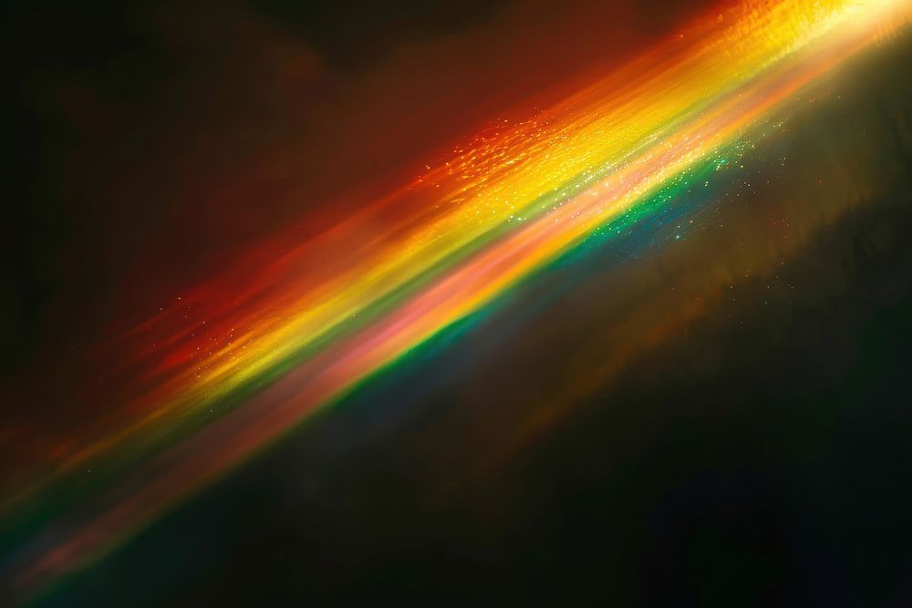 Blurred rainbow ray backgrounds night illuminated.