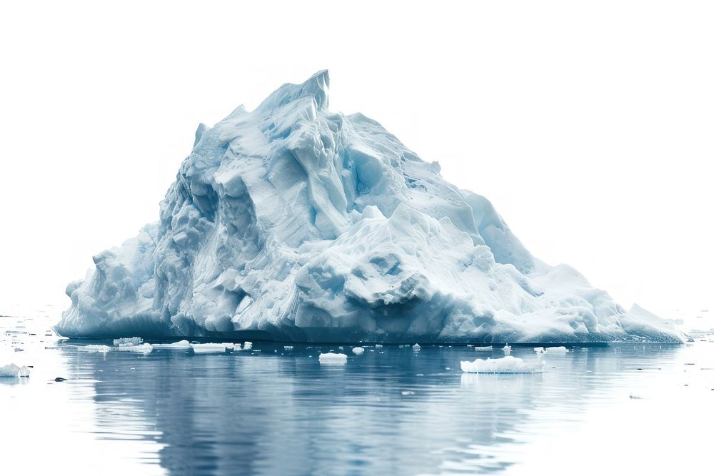 Iceberg outdoors nature white.