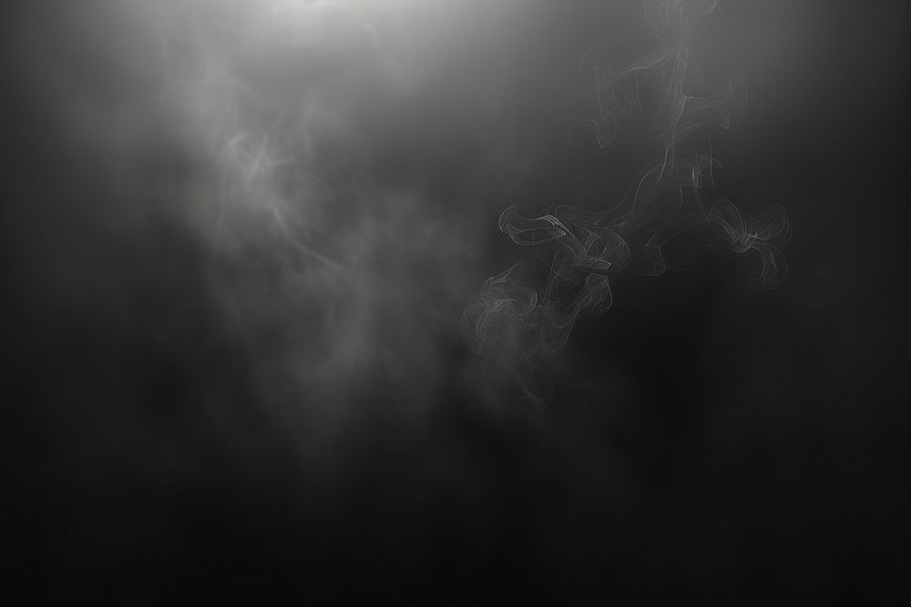 Soft mist backgrounds smoke black.