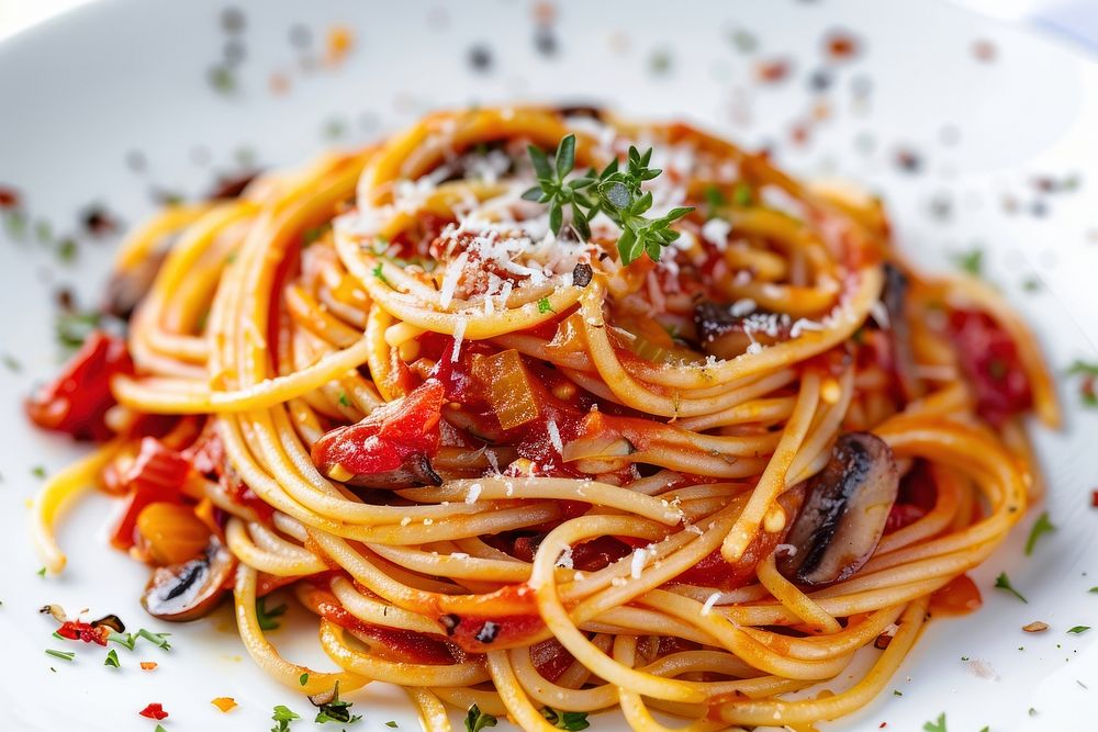 Spaghetti spaghetti pasta food.