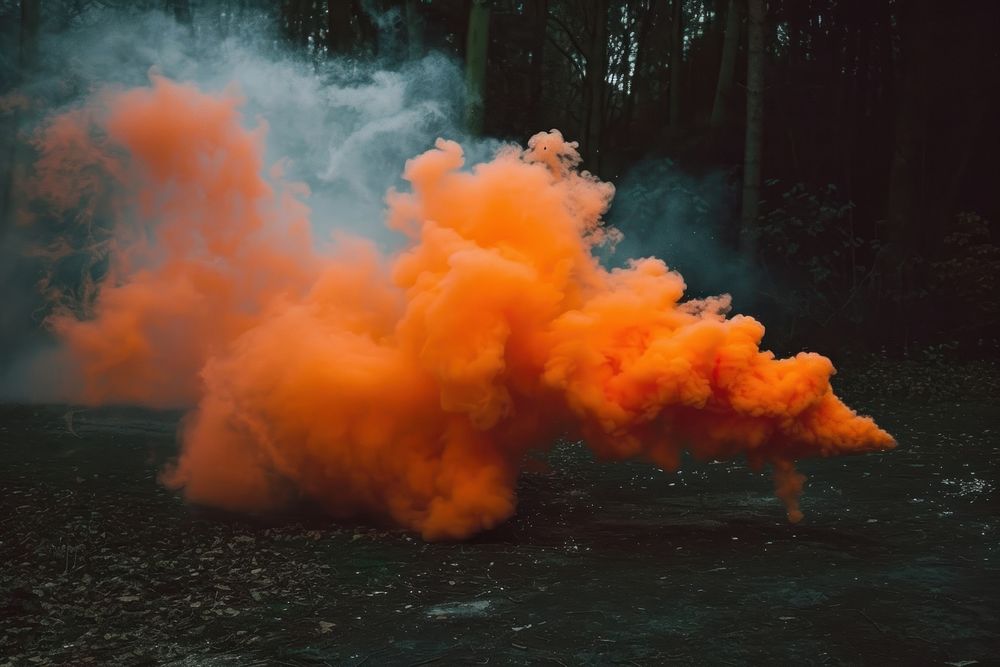 Smoke bomb fire exploding wildfire. | Free Photo - rawpixel