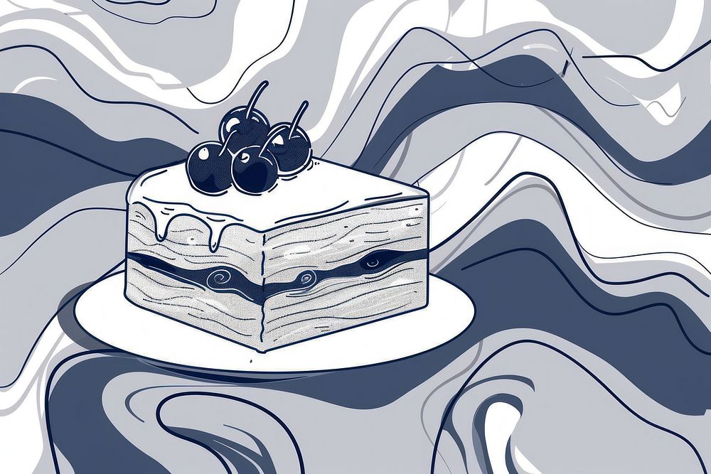 Cake background backgrounds dessert drawing.