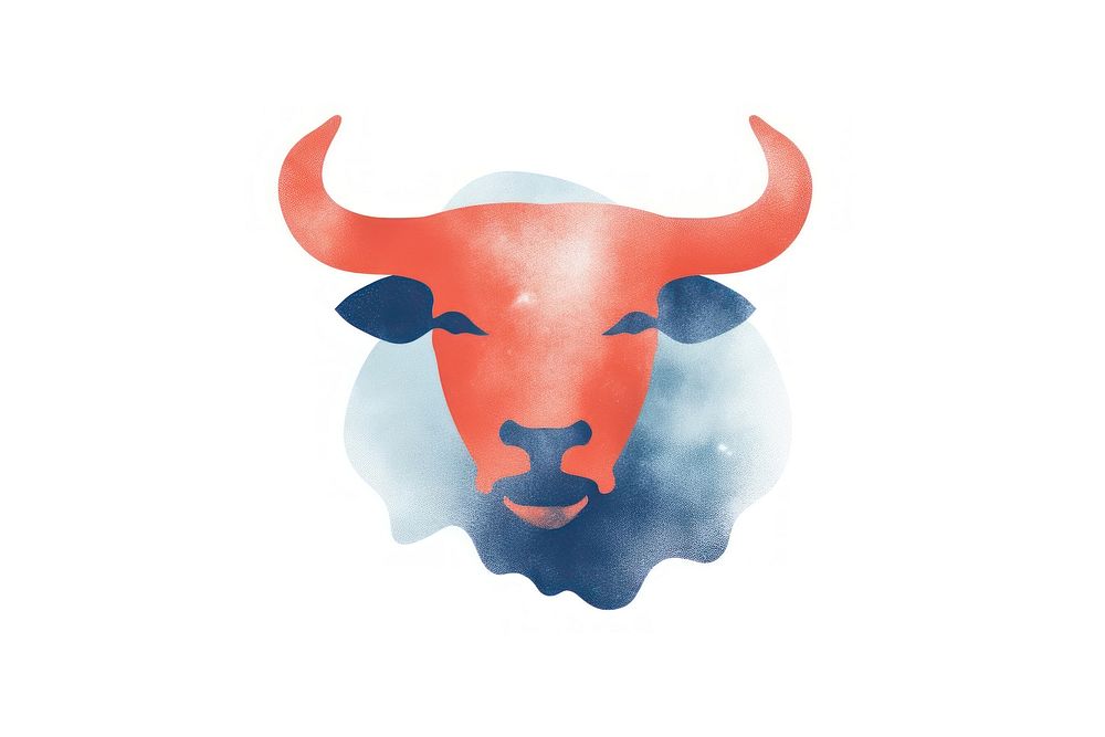 Taurus zodiac symbol livestock buffalo cattle.