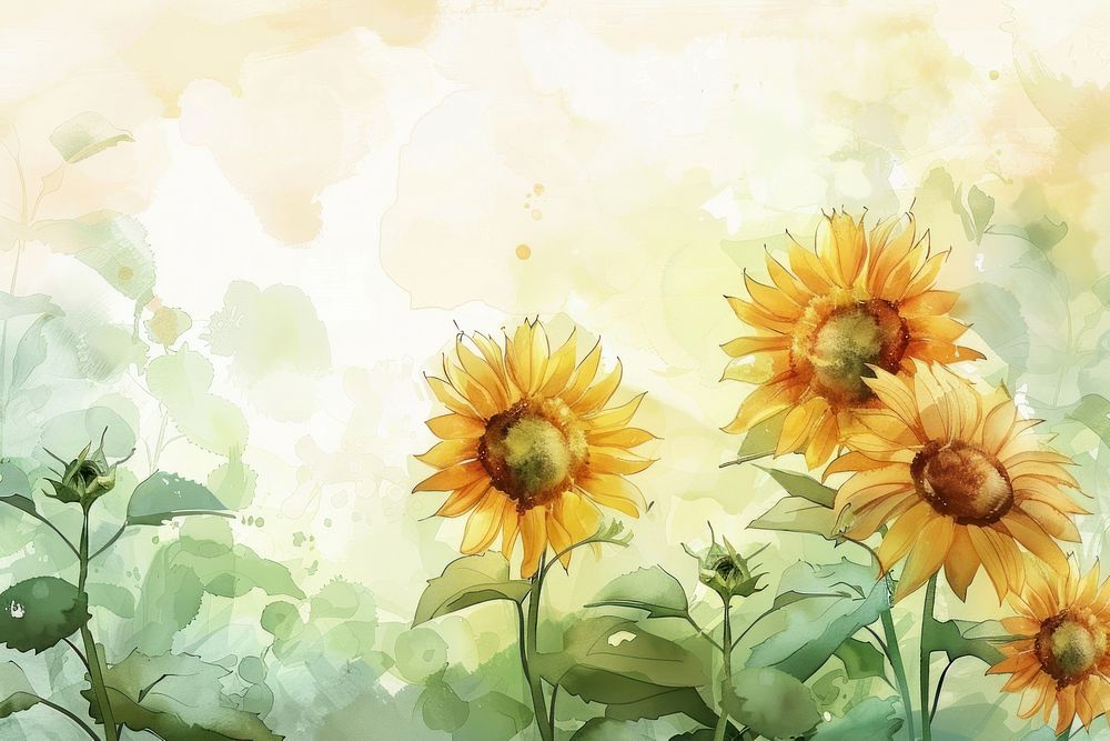 Sunflower backgrounds plant art.