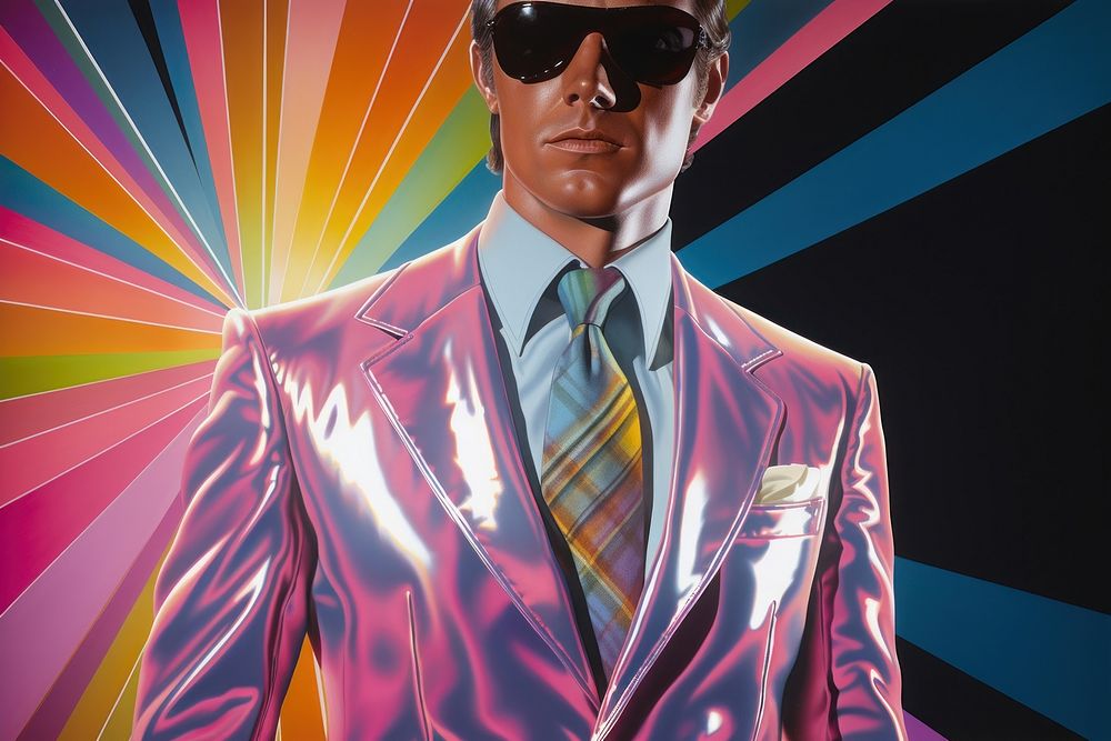 Sunglasses blazer adult suit.