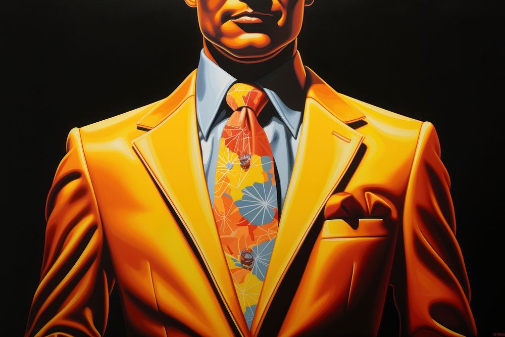 Suit necktie blazer adult.