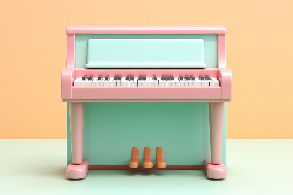 Toy piano keyboard harpsichord creativity.