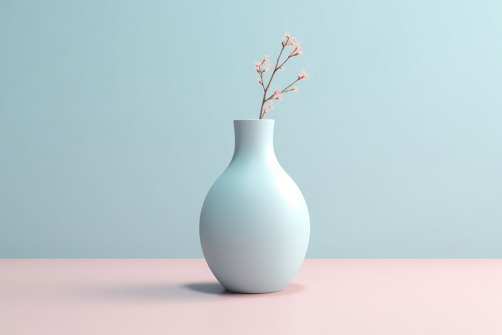 Vase porcelain decoration simplicity.