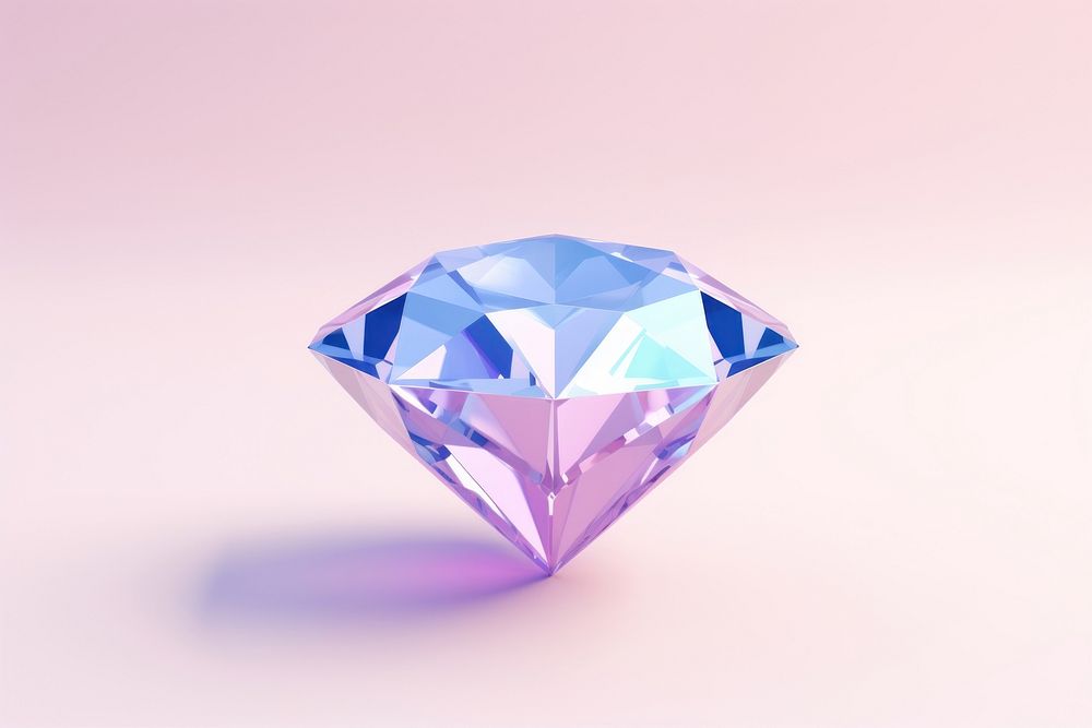 Bluediamond gemstone jewelry crystal.