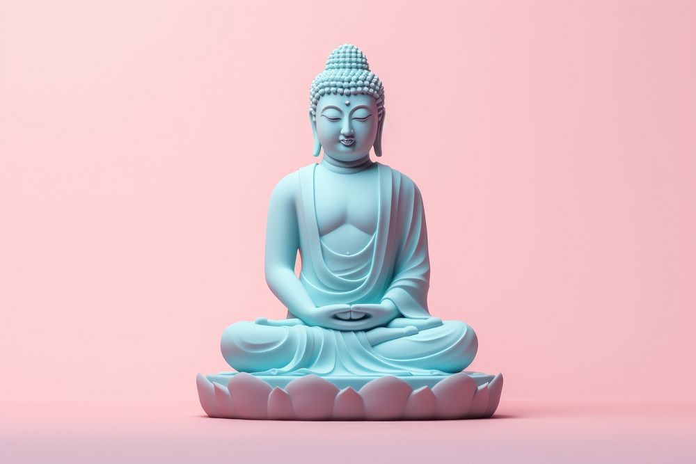 Buddha representation spirituality cross-legged.