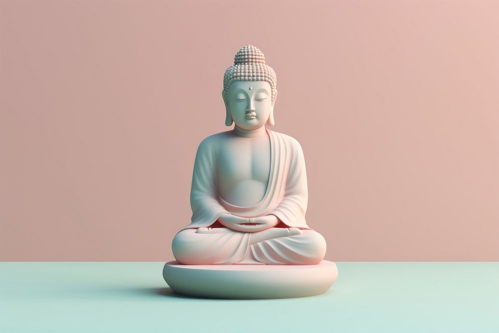 Buddha representation spirituality cross-legged.