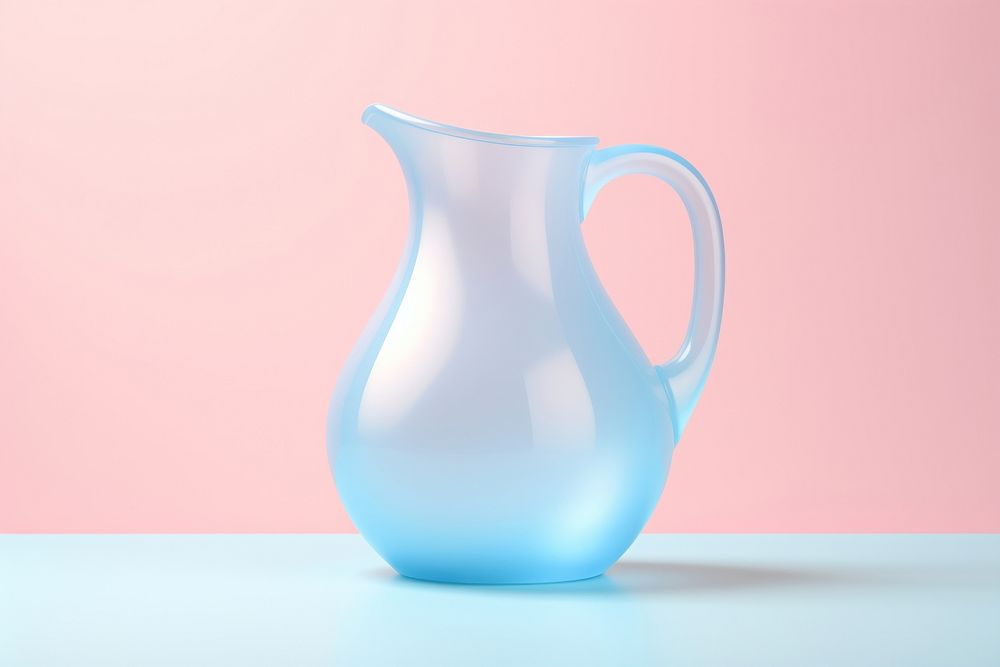 Jug of water vase refreshment simplicity.