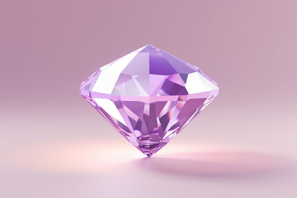 Purple diamond gemstone amethyst jewelry.