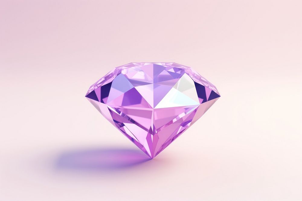 Purple diamond amethyst gemstone jewelry.
