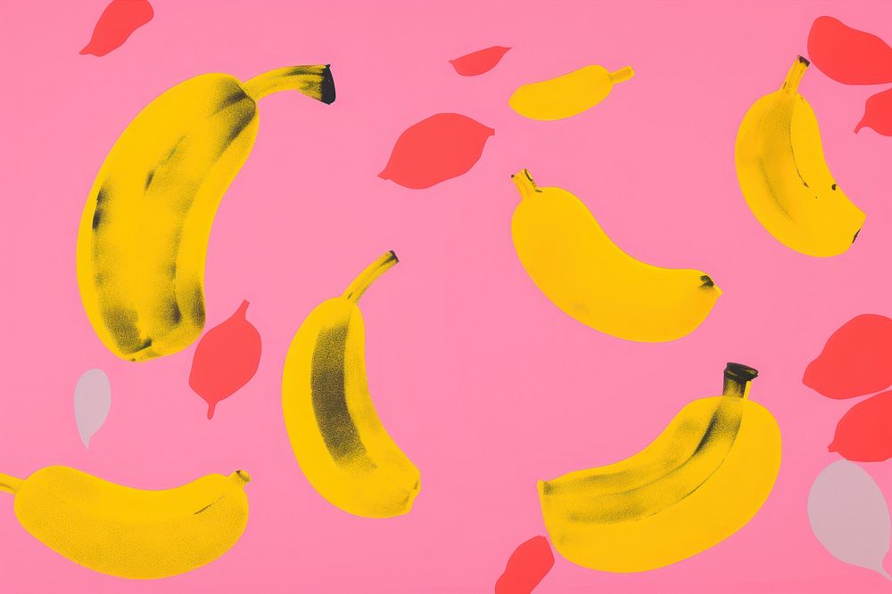 Banana backgrounds fruit plant.