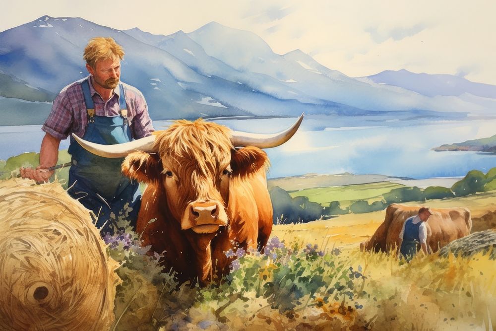 Scotland livestock outdoors cattle.
