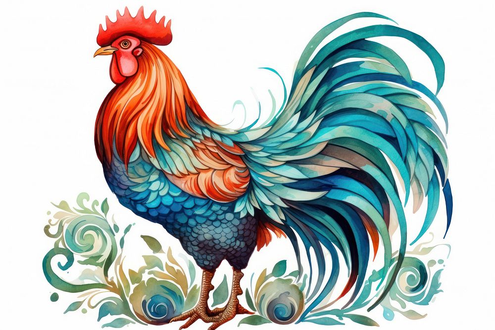 Zodiac chicken poultry rooster.