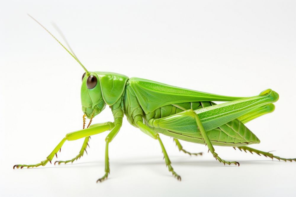 Green grasshopper animal insect green.