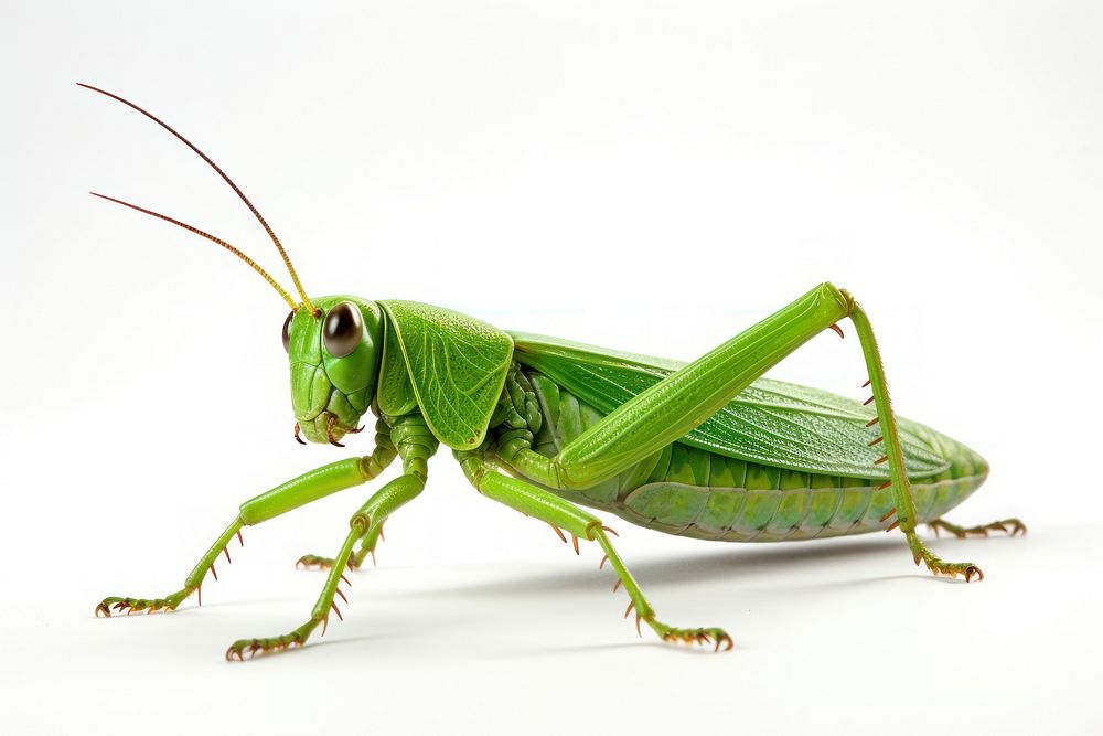 Green grasshopper animal insect green.