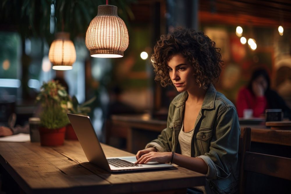 Laptop computer working adult. Free Photo rawpixel