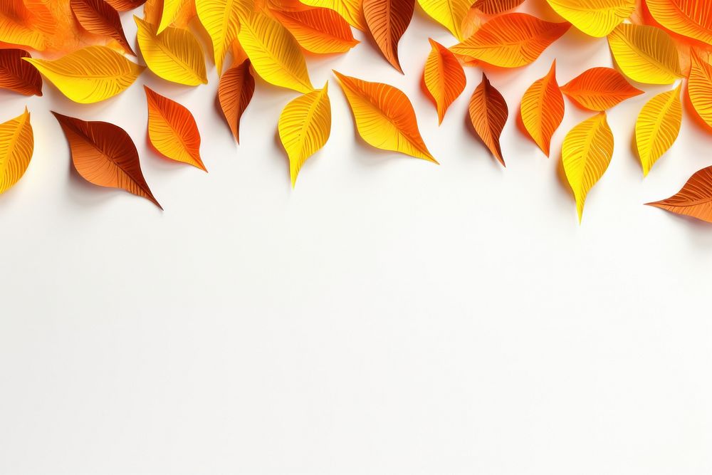 Autumn leaves border backgrounds pattern autumn.