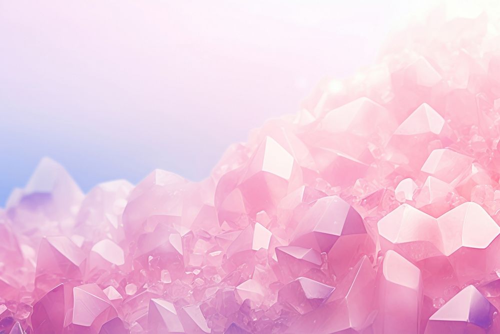 Minimal digital illustration of crystals gradient background backgrounds abstract mineral.