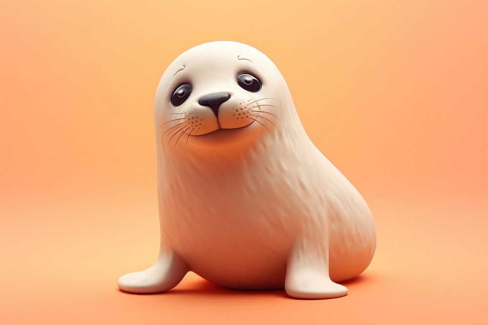 Harbor seal wildlife animal mammal.