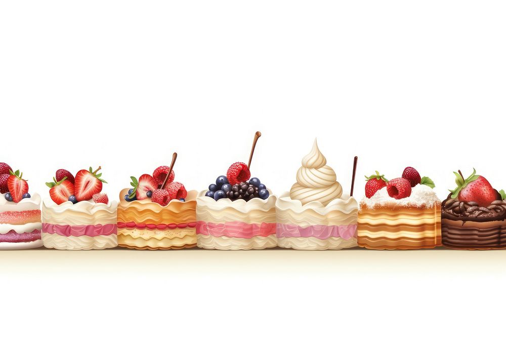 Cake dessert pastry cream.