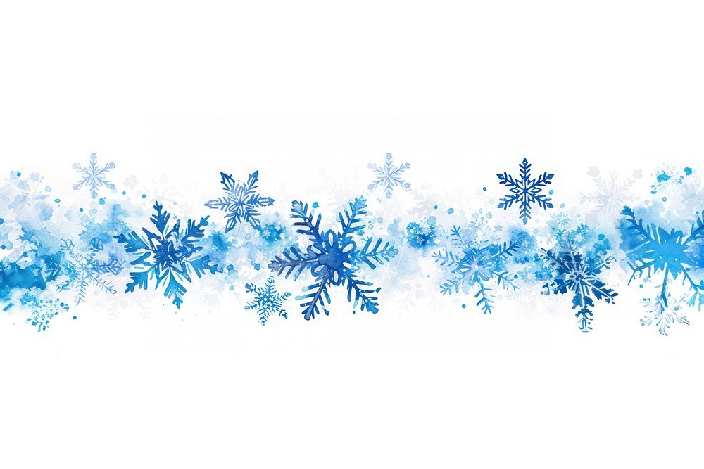 Snowflake backgrounds white line.