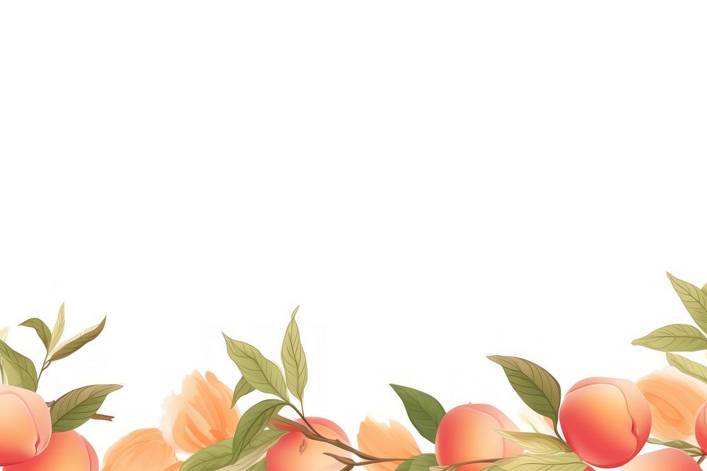 Peach backgrounds fruit plant.