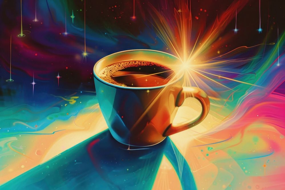Coffee cup drink mug art.