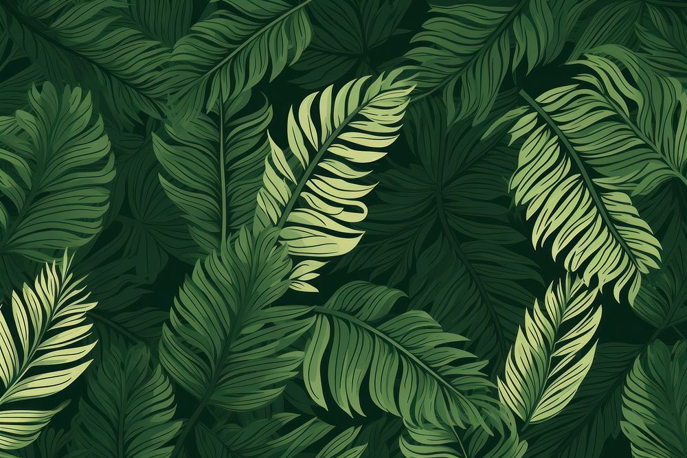 Litograph minimal tropical leaves backgrounds outdoors pattern.