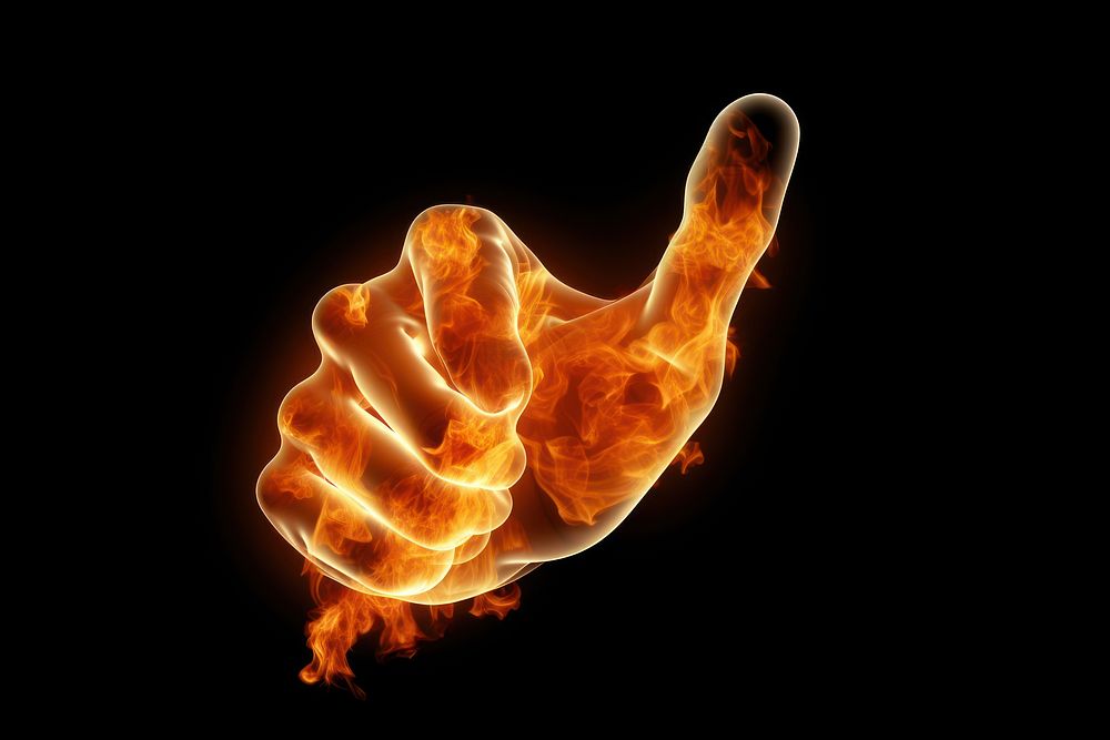 Photo fire thumb graphic icon Free Photo Illustration rawpixel
