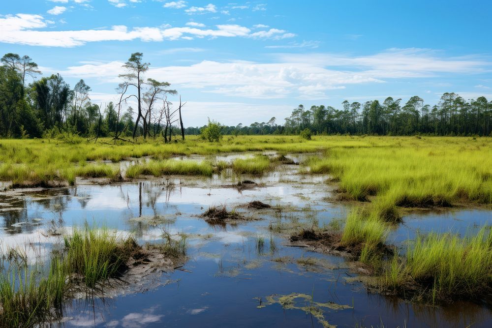 Swamp tagalog landscape nature outdoors. Free Photo rawpixel