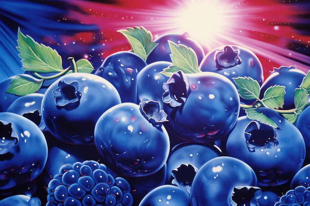 Blueberries blueberry fruit plant.