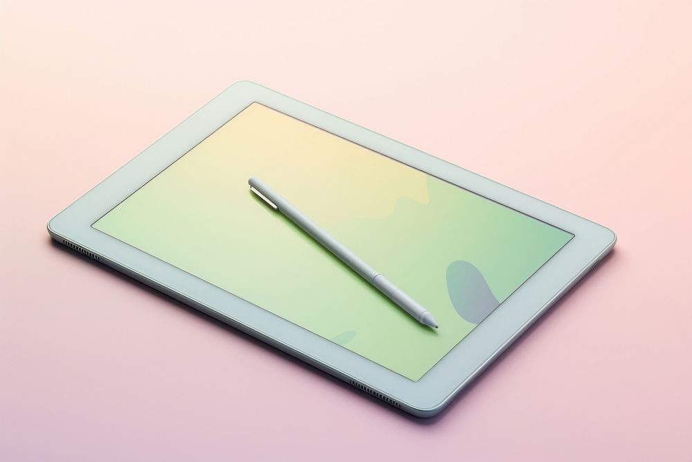 Tablet with pen computer electronics technology.