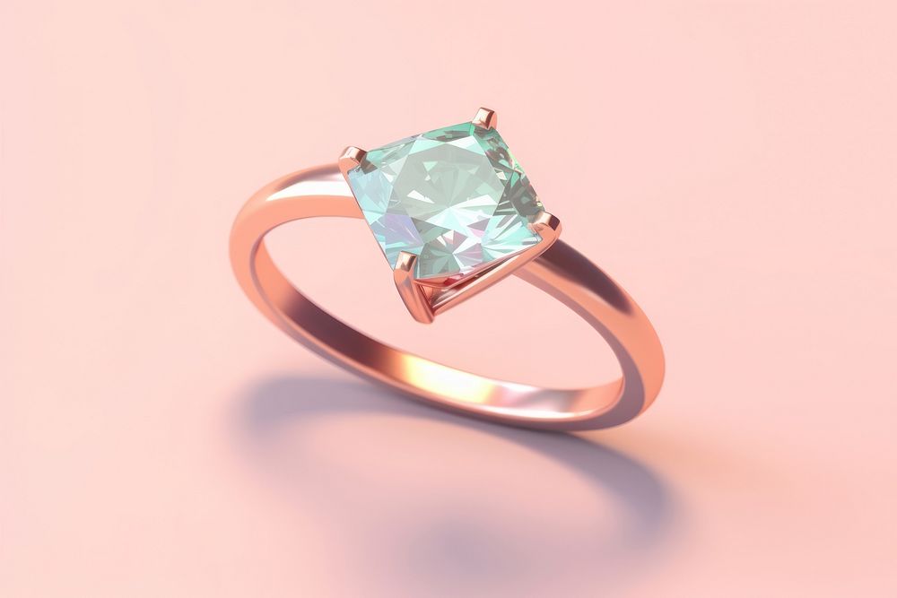 Diamond ring gemstone jewelry accessories.