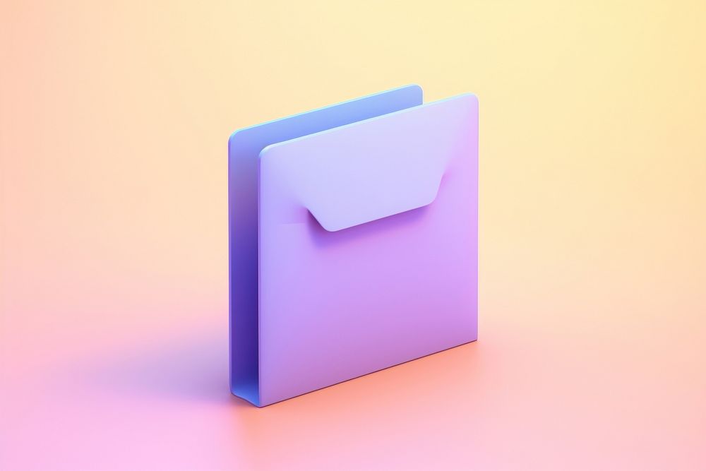 Folder icon technology rectangle letterbox.