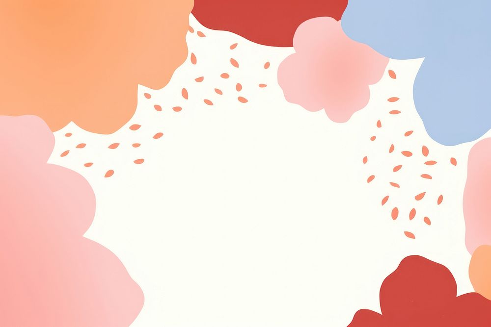 Flower petals border backgrounds abstract confetti.