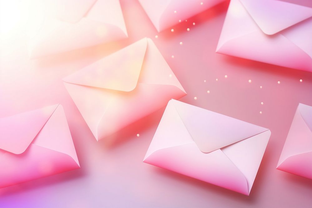 Envelope cards background backgrounds pink red.