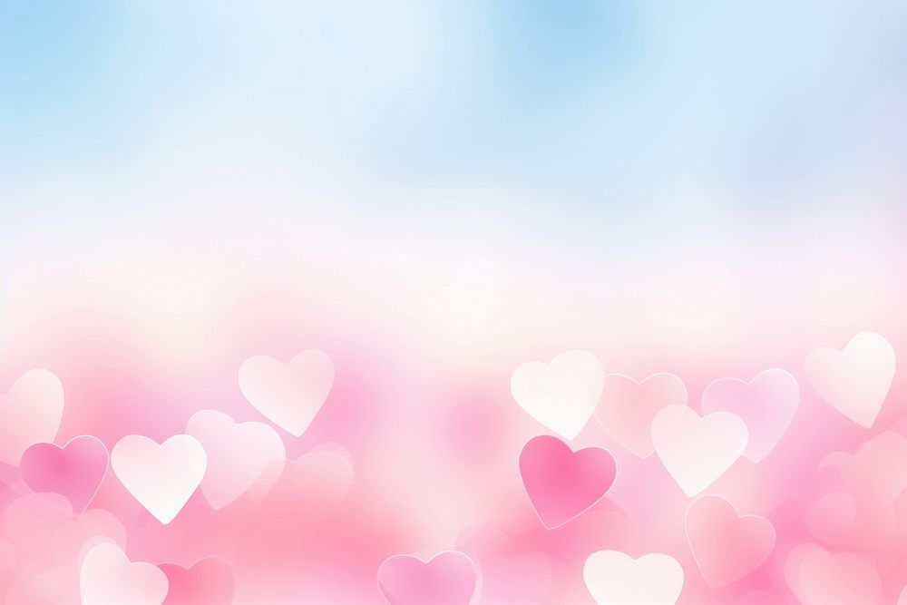 Hearts fluffy border gradient background backgrounds abstract outdoors.