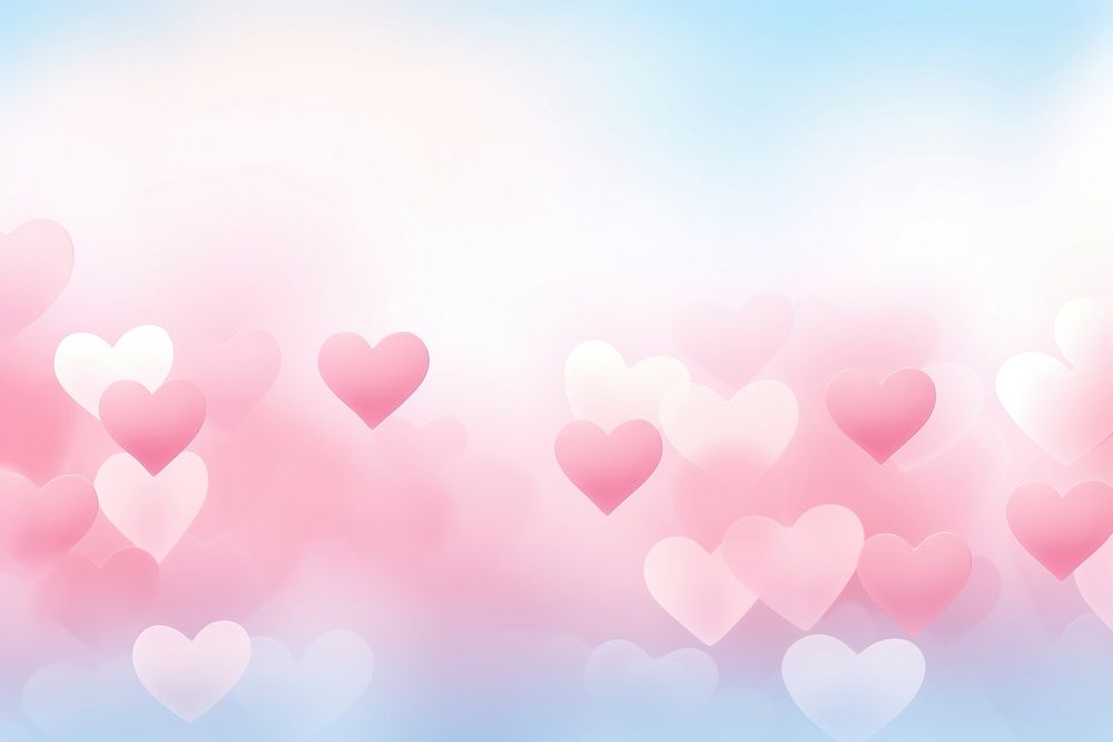 Hearts fluffy border gradient background backgrounds abstract pink.