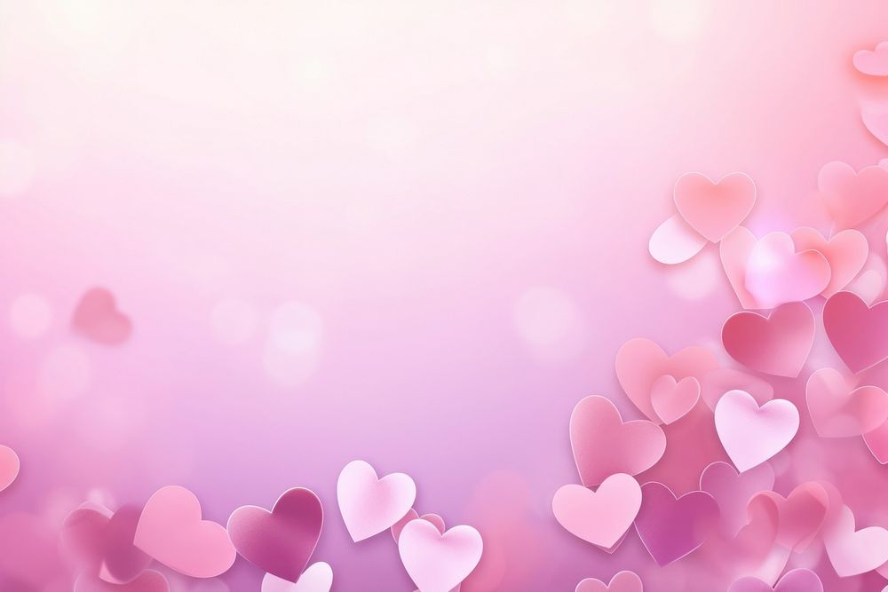 Hearts fluffy gradient background backgrounds abstract petal.