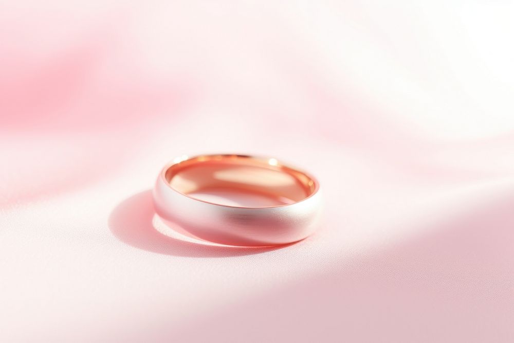 Wedding rings background jewelry pink red.