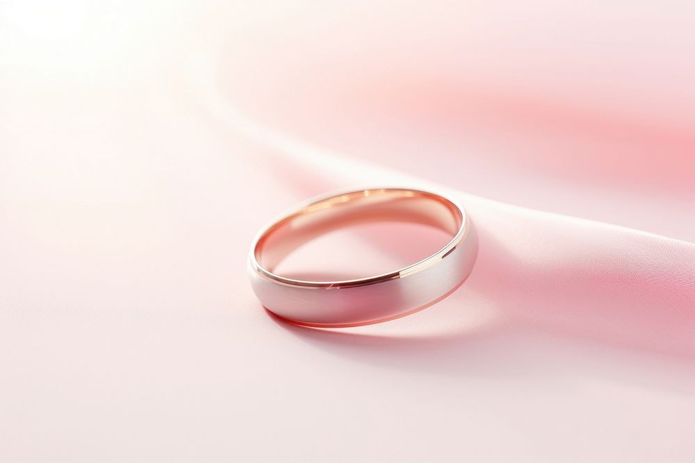 Wedding rings background jewelry silver pink.
